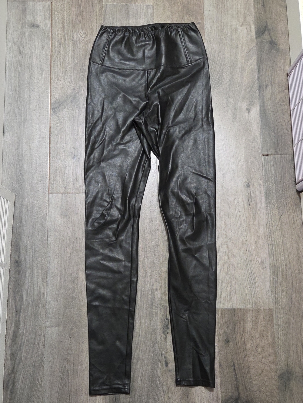 Wilfred Black Faux Leather Leggings